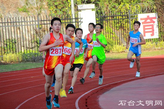 图为运动员风采