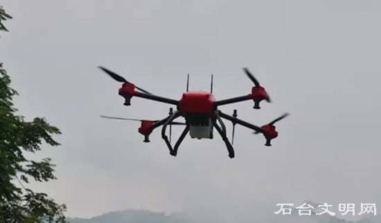 极飞P20植保无人机飞行中