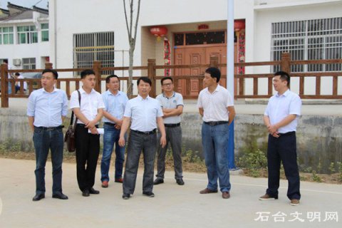 省委宣传部调研组赴石台县小河镇调研农民文化乐园建设