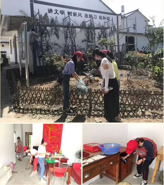 图为仁里镇组织志愿者开展“五净一规范”志愿服务活动